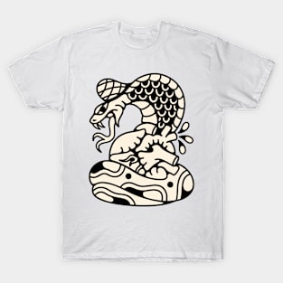 Snake and heart T-Shirt